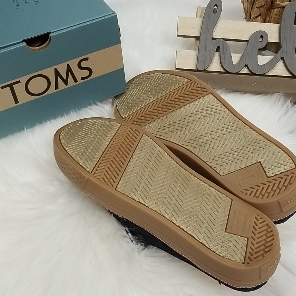 TOMS Sunrise Navy Denim Mule Sneaker - Picture 11 of 12